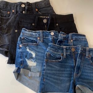 Trendy Jean Shorts, American eagle; Aero, Garage